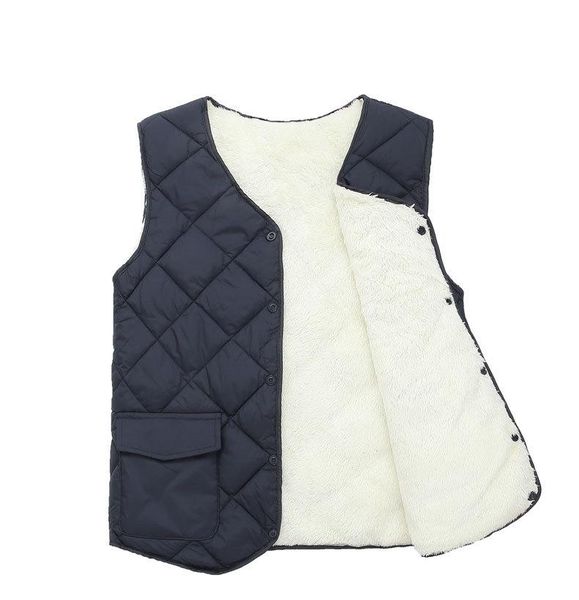 men's vests middle-aged elderly men vest velvet down cotton lamb warm thick waistcoat windproof slim sleeveless jacket solid coat, Black;white
men's vests middle-aged elderly men vest velvet down cotton lamb warm thick waistcoat windproof slim sleeveless jacket solid coat, Black;white