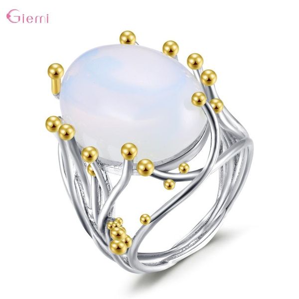 silver 925 jewelry moonstone finger rings for women sterling fine christmas gifts girls cluster, Golden;silver
silver 925 jewelry moonstone finger rings for women sterling fine christmas gifts girls cluster, Golden;silver