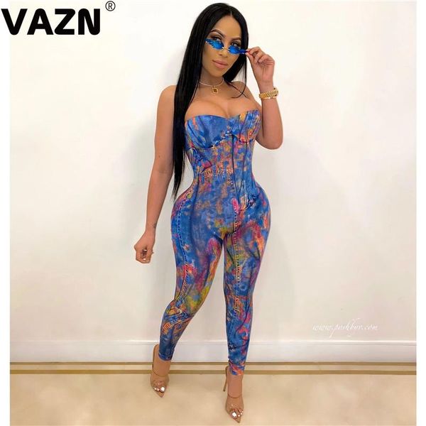 women's jumpsuits & rompers vazn fashion 2021 spring lady colors long jumpsuit one spaghetti strap strapless skinny club, Black;white
women's jumpsuits & rompers vazn fashion 2021 spring lady colors long jumpsuit one spaghetti strap strapless skinny club, Black;white