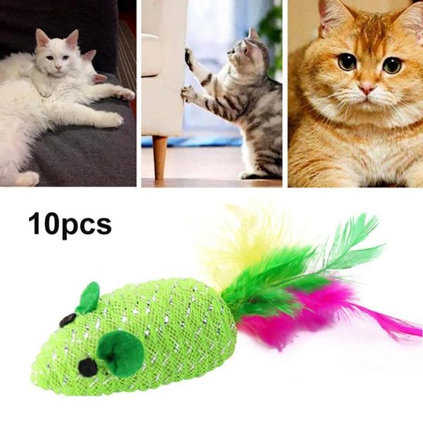 cat toys 70% drop10pcs fake feather mouse pet cats teaser funny sound squeaky interactive toy
cat toys 70% drop10pcs fake feather mouse pet cats teaser funny sound squeaky interactive toy