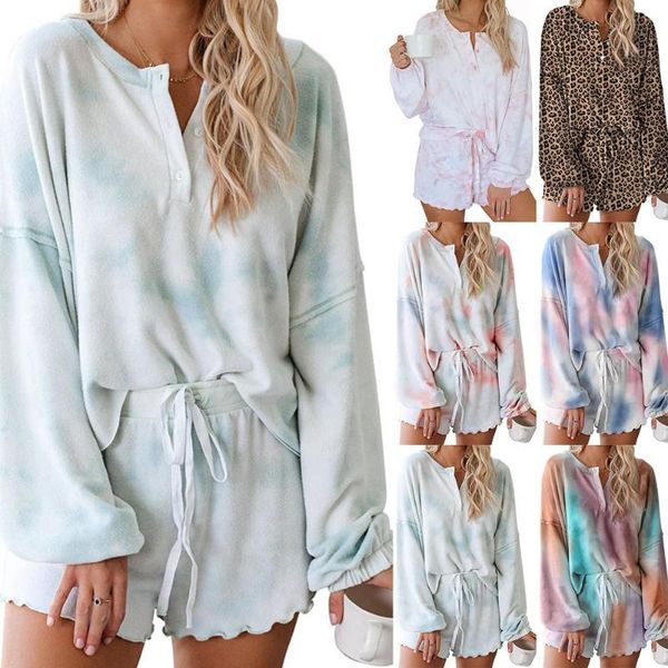 women long sleeve blouse drawstring shorts homewear loungewear set outfits fashion nightwear clothes two piece dress, White
women long sleeve blouse drawstring shorts homewear loungewear set outfits fashion nightwear clothes two piece dress, White