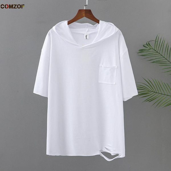women's t-shirt arrival women hooded t shirt short sleeve hole pocket 2021 summer plus size 5xl tee loose clothing roupas femininas, White
women's t-shirt arrival women hooded t shirt short sleeve hole pocket 2021 summer plus size 5xl tee loose clothing roupas femininas, White