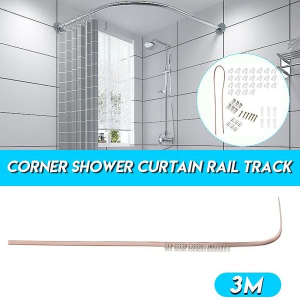 shower curtains 3m aluminum alloy flexible adjustable u l shape corner curtain pole rail track extendable rod
shower curtains 3m aluminum alloy flexible adjustable u l shape corner curtain pole rail track extendable rod