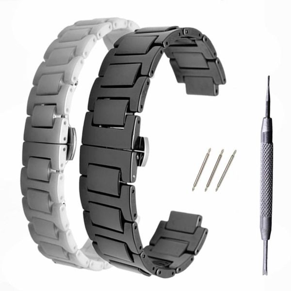 watch bands ceramic watchband 14*8 / 20*12 mm watche band strap belt black with folding clasp buckle for series + tool, Black;brown
watch bands ceramic watchband 14*8 / 20*12 mm watche band strap belt black with folding clasp buckle for series + tool, Black;brown