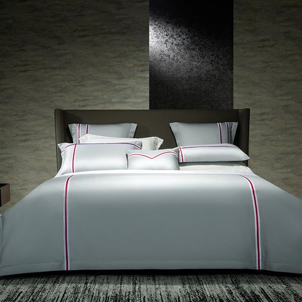 bedding sets 100% cotton set 4pcs gray duvet cover flat sheet pillowcase king size bedlinen british style bed for adult
bedding sets 100% cotton set 4pcs gray duvet cover flat sheet pillowcase king size bedlinen british style bed for adult