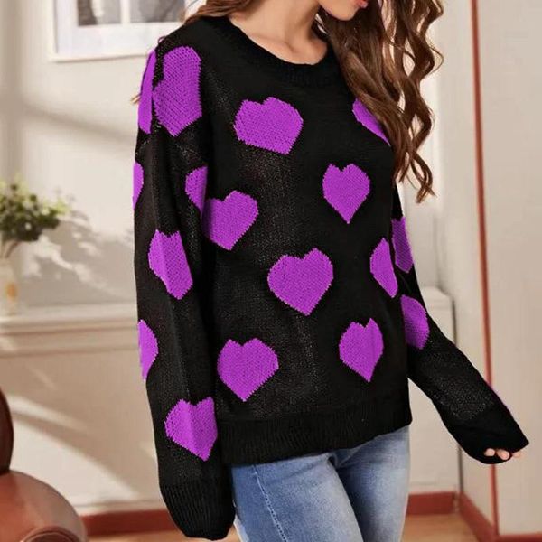 women's sweaters spring autumn long sleeve o neck sweater jumper women elegant heart knitted casual street slim pullover, White;black
women's sweaters spring autumn long sleeve o neck sweater jumper women elegant heart knitted casual street slim pullover, White;black