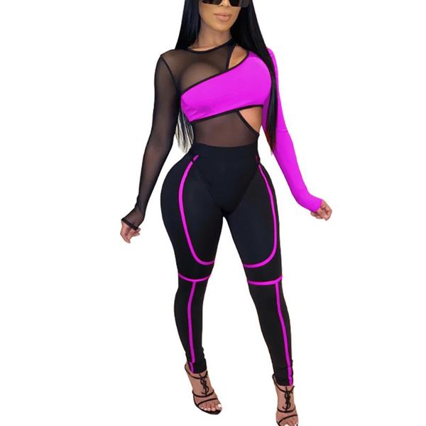 women's tracksuits outfit set long sleeve mesh patchwork bodysuit and pants sets plus size two piece sweatsuits for women clothing, Gray
women's tracksuits outfit set long sleeve mesh patchwork bodysuit and pants sets plus size two piece sweatsuits for women clothing, Gray