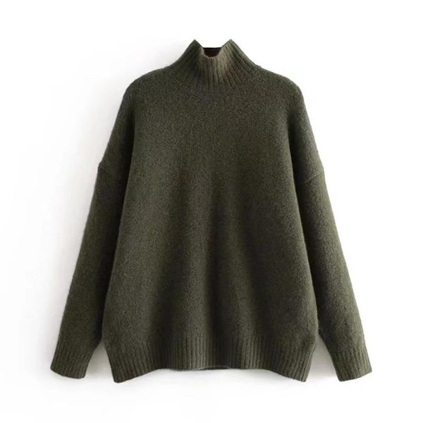 women's sweaters xikom 2021 autumn solid women turtleneck sweater long sleeve oversize female casual loose knitted, White;black
women's sweaters xikom 2021 autumn solid women turtleneck sweater long sleeve oversize female casual loose knitted, White;black