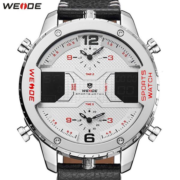 wristwatches weide fashion men's watches wristwatch waterproof quartz watch leather strap male clock relogio masculino, Slivery;brown
wristwatches weide fashion men's watches wristwatch waterproof quartz watch leather strap male clock relogio masculino, Slivery;brown