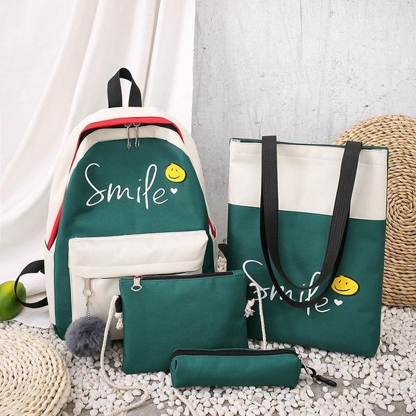 backpack brand women set large capacity book bag for teenagers with lunch box bags female lapstripe knapsack
backpack brand women set large capacity book bag for teenagers with lunch box bags female lapstripe knapsack