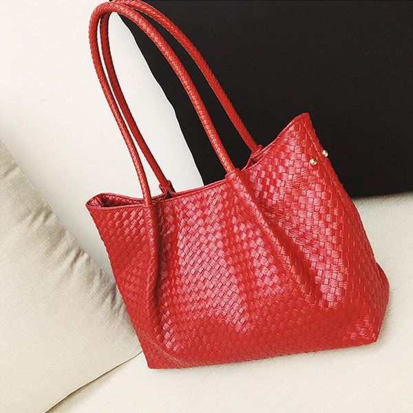 shoulder bags women's woven leather bag, red, large capacity, brand, fashion, shoulder, 2021
shoulder bags women's woven leather bag, red, large capacity, brand, fashion, shoulder, 2021