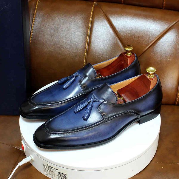 dress shoes big size 6-13 fashion mens tassel loafers vintage genuine leather for business party wedding 2rl2, Black
dress shoes big size 6-13 fashion mens tassel loafers vintage genuine leather for business party wedding 2rl2, Black