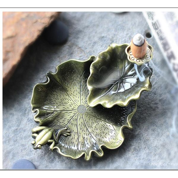 sachet bags zinc alloy backflow incense holder lotus leaf smoke waterfall burner furnace home decor crafts
sachet bags zinc alloy backflow incense holder lotus leaf smoke waterfall burner furnace home decor crafts