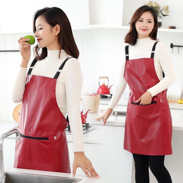 aprons waterproof and oil-proof leather apron women's fashion strap home kitchen overalls cooking for woman barber
aprons waterproof and oil-proof leather apron women's fashion strap home kitchen overalls cooking for woman barber