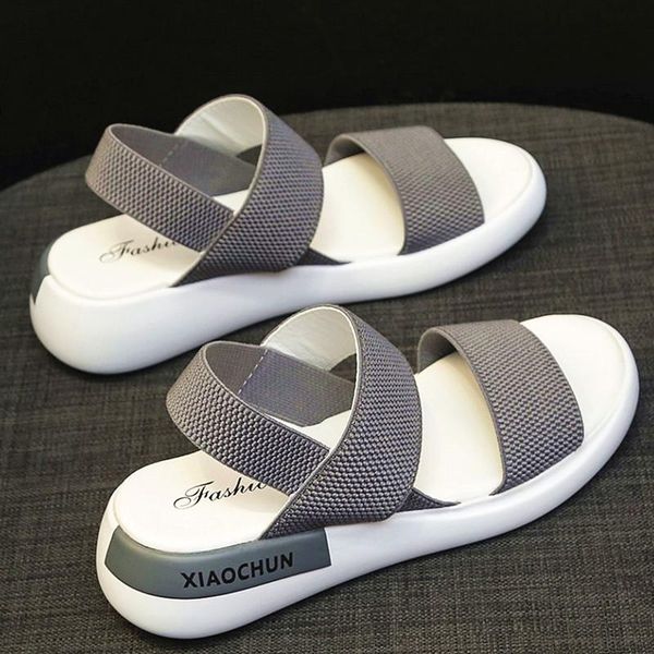 women sandals summer stretch fabric platform shoes breathable comfort walking for, Black
women sandals summer stretch fabric platform shoes breathable comfort walking for, Black