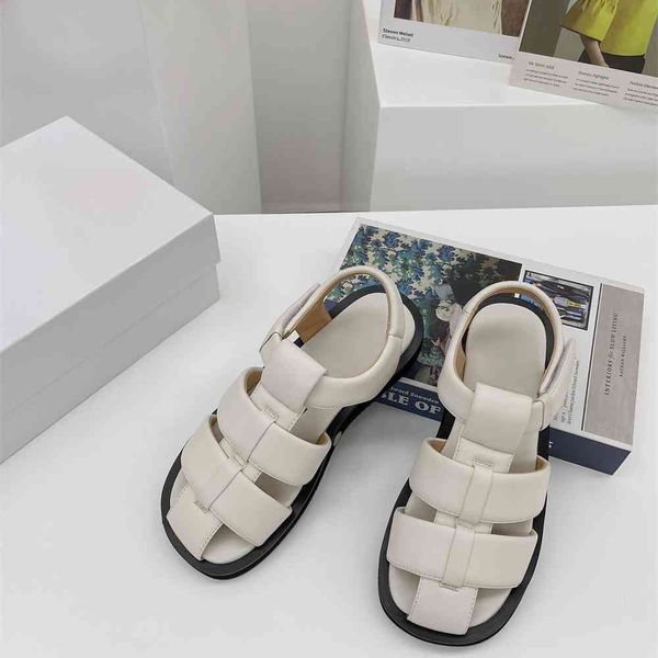 80% off outlet store open toe hollow building leather cross velcro fashion shoes, Black
80% off outlet store open toe hollow building leather cross velcro fashion shoes, Black