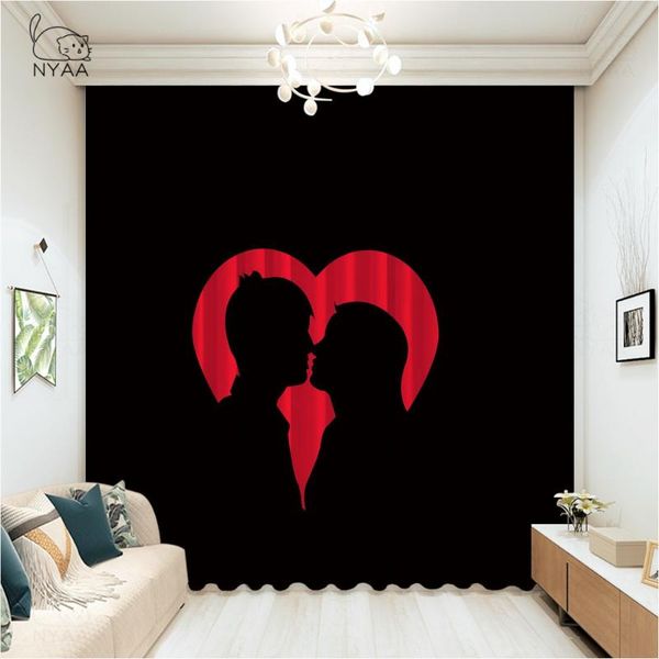red love curtain for girl baby room cartoon valentine's day drapes window bedroom micro shading &
red love curtain for girl baby room cartoon valentine's day drapes window bedroom micro shading &