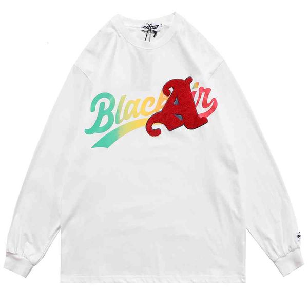 hoodies hara juku t-shirt drops off harajuku cotton t-shirts men, Black