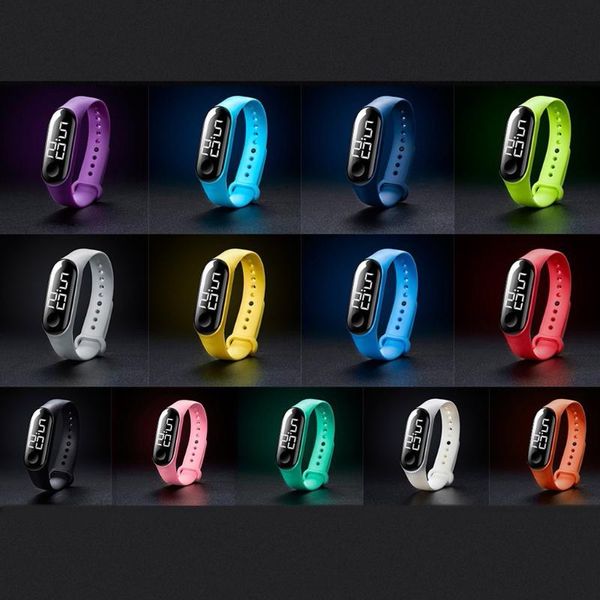 wristwatches led electronic sports luminous sensor watches fashion men and women casual silicone watch #smt, Slivery;brown
wristwatches led electronic sports luminous sensor watches fashion men and women casual silicone watch #smt, Slivery;brown