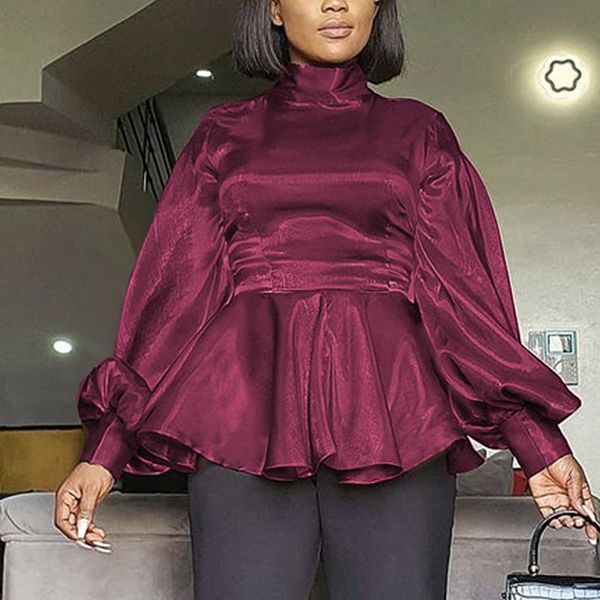 women's blouses & shirts fall winter female long sleeve turtleneck blouse shirt african fashion party outfits office wear burgundy col, White
women's blouses & shirts fall winter female long sleeve turtleneck blouse shirt african fashion party outfits office wear burgundy col, White