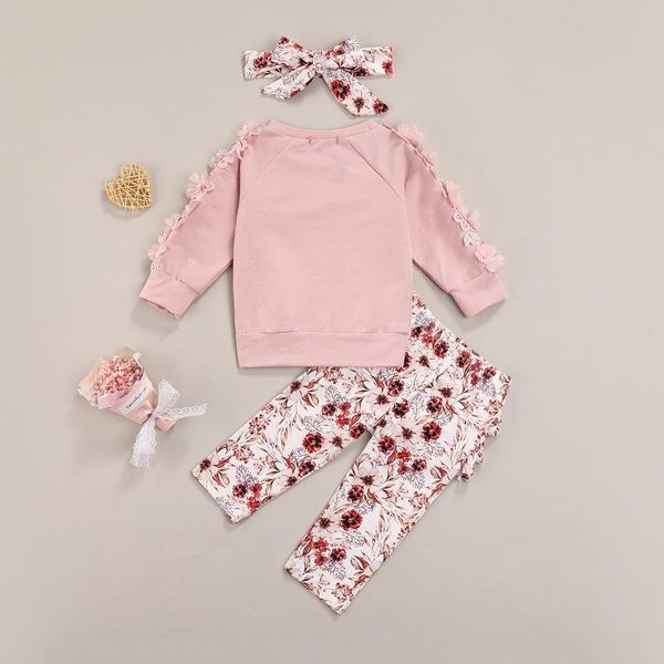 clothing sets autumn 3pcs baby girls outfits borns solid color lace long sleeve o-neck floral printing pants headwear, White
clothing sets autumn 3pcs baby girls outfits borns solid color lace long sleeve o-neck floral printing pants headwear, White