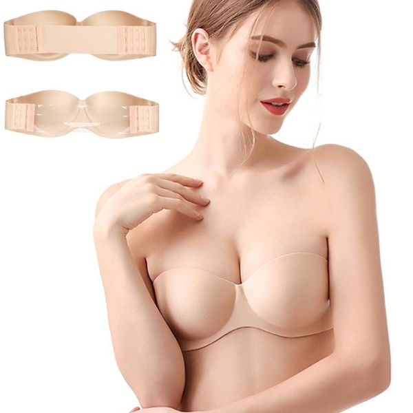 bras push up invisible for women bralette underwear strapless bra wire wedding lingerie slip-resistan, Red;black
bras push up invisible for women bralette underwear strapless bra wire wedding lingerie slip-resistan, Red;black