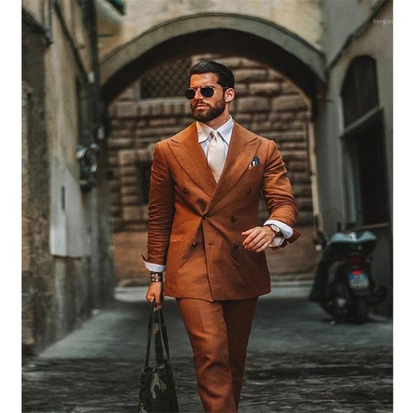 men's suits & blazers summer brown men blazer 2 piece groom tuxedos for wedding formal prom suit (jacket+pants) chic streetwear custom, White;black
men's suits & blazers summer brown men blazer 2 piece groom tuxedos for wedding formal prom suit (jacket+pants) chic streetwear custom, White;black