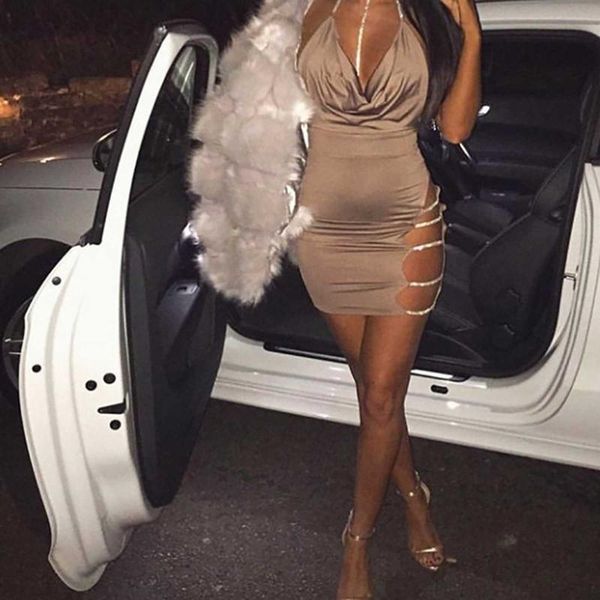 casual dresses summer dress womens fashion deep v neck halter backless choker slit sequin mini 2021 vestido de mujer, Black;gray
casual dresses summer dress womens fashion deep v neck halter backless choker slit sequin mini 2021 vestido de mujer, Black;gray