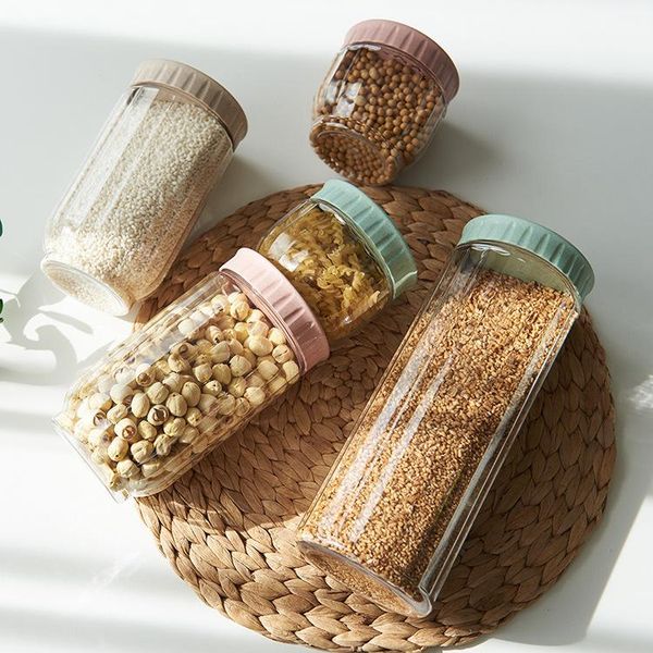 storage bottles & jars jar food milk powder bottle kitchen transparent sealed plastic household grains box
storage bottles & jars jar food milk powder bottle kitchen transparent sealed plastic household grains box