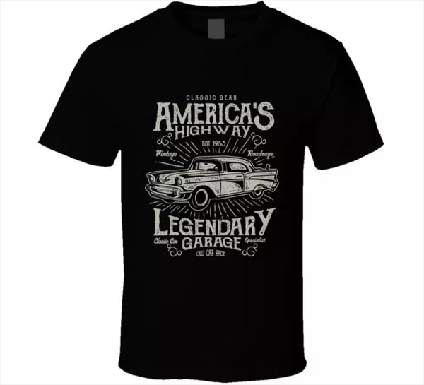 america's highway car race vintage est 1983 sport men's t-shirt short sleeve new, White;black
america's highway car race vintage est 1983 sport men's t-shirt short sleeve new, White;black