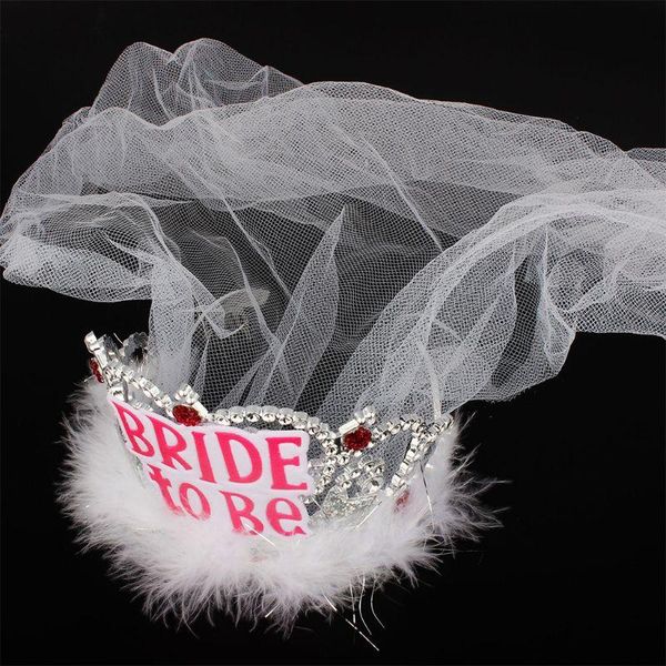 bridal veils bride to be crown tiara lace veil feather hair hoop girl bachelor night party before wedding decor accessories, Black
bridal veils bride to be crown tiara lace veil feather hair hoop girl bachelor night party before wedding decor accessories, Black