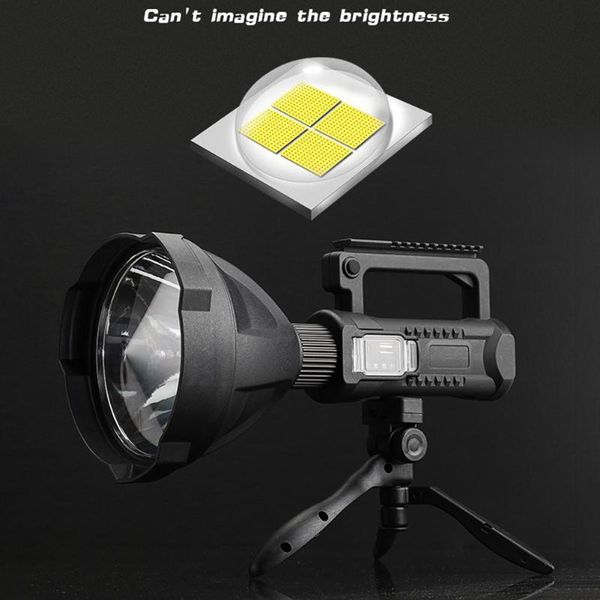 searchlight super bright outdoor waterproof lighting handheld bracket torch lamp 10w usb rechargeable portable lanterns
searchlight super bright outdoor waterproof lighting handheld bracket torch lamp 10w usb rechargeable portable lanterns