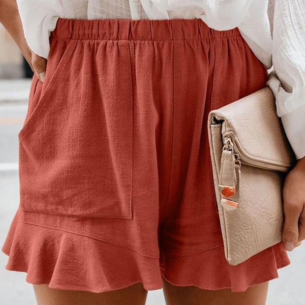 women's shorts cotton linen women summer plus size loose wide leg casual short elastic solid color high waist, White;black
women's shorts cotton linen women summer plus size loose wide leg casual short elastic solid color high waist, White;black