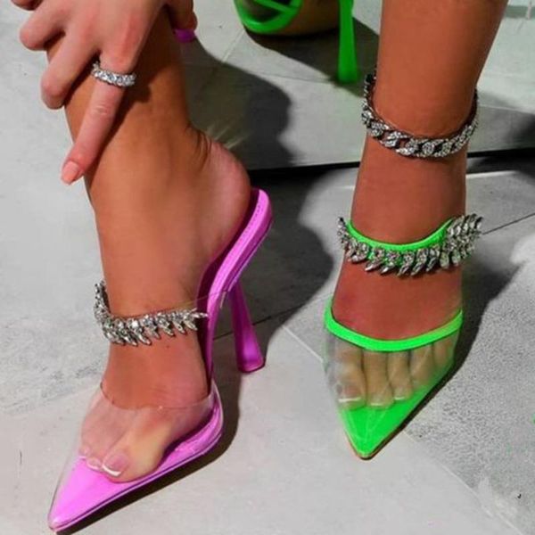 rimocy pointed toe crystal slippers women breathable mesh thin heels sandals woman clear pvc strap plus size slides 35-42, Black
rimocy pointed toe crystal slippers women breathable mesh thin heels sandals woman clear pvc strap plus size slides 35-42, Black