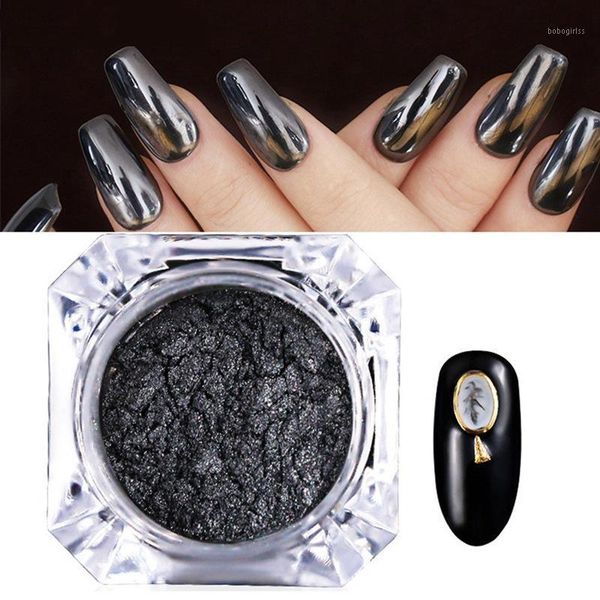 1g/box diy black mirror nail glitter powder dazzling shining chrome pigment dust paillettes art decorations1, Silver;gold
1g/box diy black mirror nail glitter powder dazzling shining chrome pigment dust paillettes art decorations1, Silver;gold