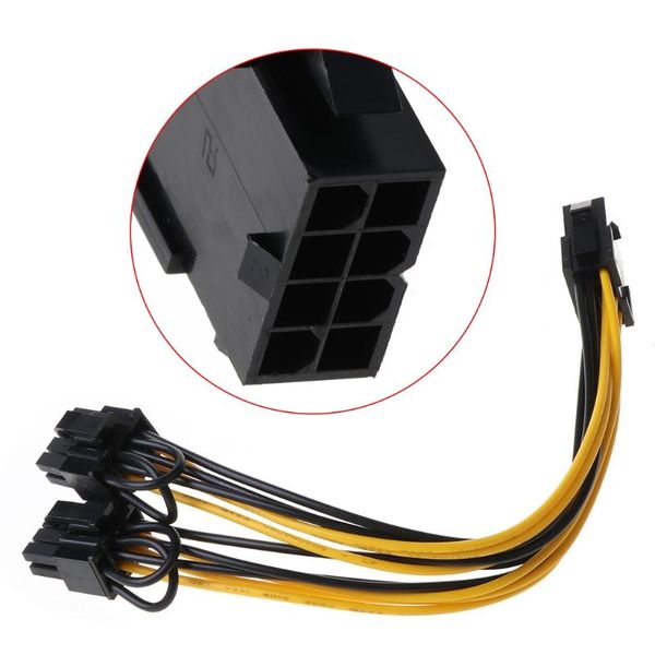 8-pin to double pci-e (6p+2p) splitter cable power supply cord 25cm w0ye computer cables & connectors
8-pin to double pci-e (6p+2p) splitter cable power supply cord 25cm w0ye computer cables & connectors