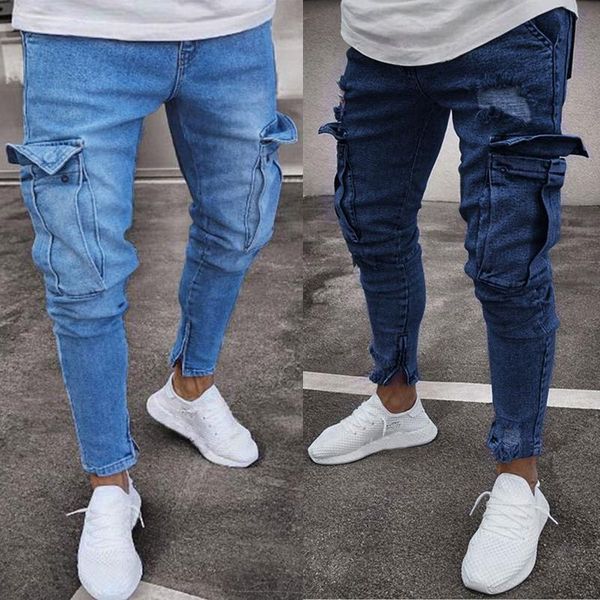 men's pants men striped zipper denim hole vintage hip hop work trousers slim jeans full length sports pantalones hombre, Black
men's pants men striped zipper denim hole vintage hip hop work trousers slim jeans full length sports pantalones hombre, Black