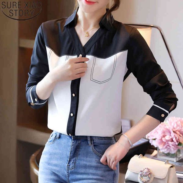autumn polo collar long sleeve shirt womens and blouses blusas mujer de moda women office lady shirts cardigan 11001 210417, White
autumn polo collar long sleeve shirt womens and blouses blusas mujer de moda women office lady shirts cardigan 11001 210417, White