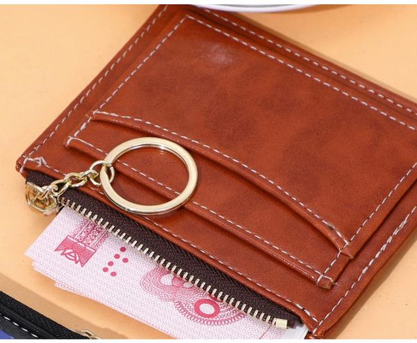 card holders 1 pcs coin purse business holder pu leather bus storage bag wallet men and women, Brown;gray
card holders 1 pcs coin purse business holder pu leather bus storage bag wallet men and women, Brown;gray