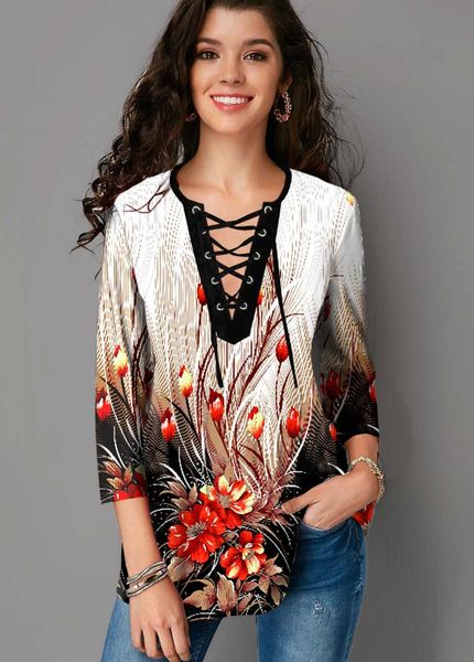 women's blouses & shirts 2021 spring elegant floral print loose blouse women v-neck ruffle office lady summer casual long sleeve, White
women's blouses & shirts 2021 spring elegant floral print loose blouse women v-neck ruffle office lady summer casual long sleeve, White