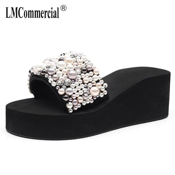 slippers pearl beach womens holiday fashion women slopes outside summer thick bottom luxury shoes flip flops, Black
slippers pearl beach womens holiday fashion women slopes outside summer thick bottom luxury shoes flip flops, Black