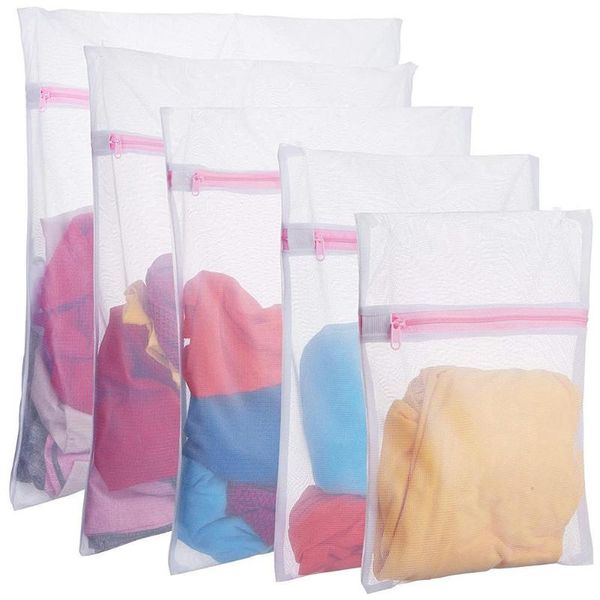 laundry bags fine mesh bag with zipper for washing machine polyester net underwear storage container home organizer basket
laundry bags fine mesh bag with zipper for washing machine polyester net underwear storage container home organizer basket