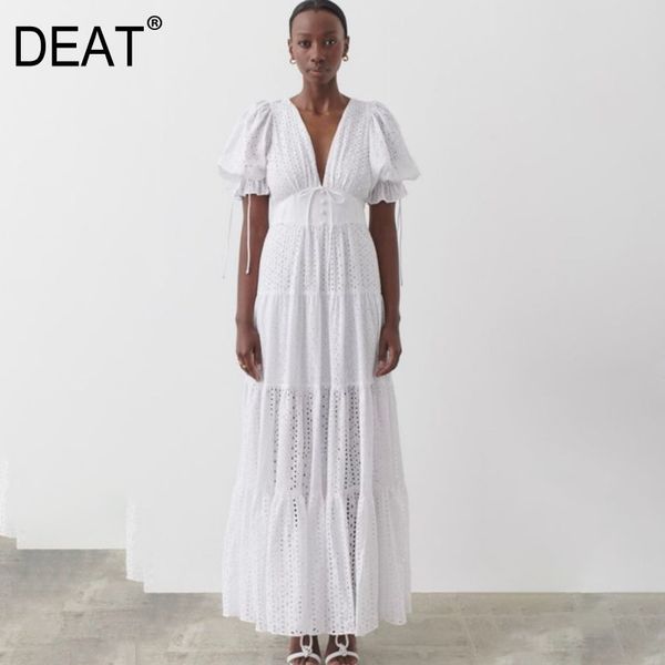 v-neck bubble short sleeve solid white open back lace up embroidered maxi dresses for women summer gx454 210421, Black;gray
v-neck bubble short sleeve solid white open back lace up embroidered maxi dresses for women summer gx454 210421, Black;gray