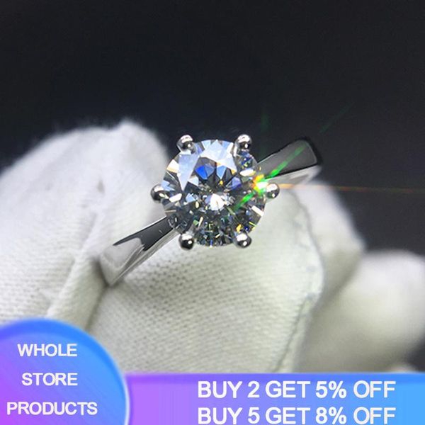 cluster rings yanhui 100% real 925 sterling silver solitaire 6mm cubic zircon female wedding fashion fine jewelry for women girl, Golden;silver
cluster rings yanhui 100% real 925 sterling silver solitaire 6mm cubic zircon female wedding fashion fine jewelry for women girl, Golden;silver