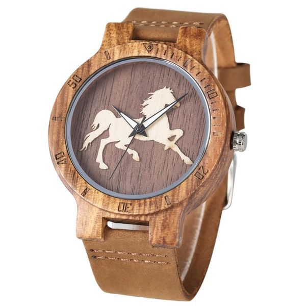 wristwatches classic horse display wood watch for men women fashion brown genuine leather mens watches unique wristwatch man clock quartz, Slivery;brown
wristwatches classic horse display wood watch for men women fashion brown genuine leather mens watches unique wristwatch man clock quartz, Slivery;brown