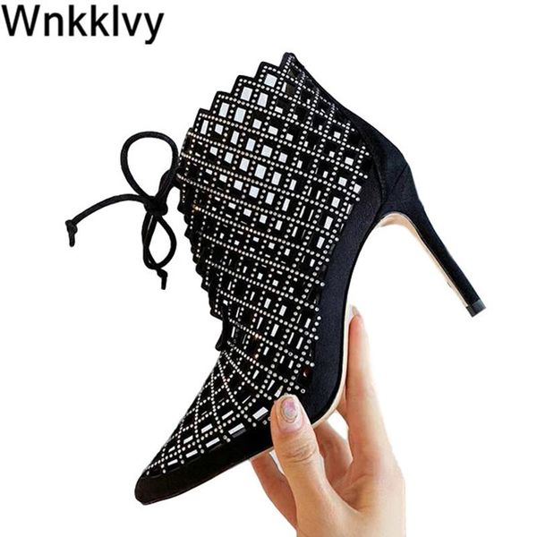 dress shoes 2021 spring gladiator sandals female high heels summer women rhinestone hollow out pointed toe crystal banquet ankle boots, Black
dress shoes 2021 spring gladiator sandals female high heels summer women rhinestone hollow out pointed toe crystal banquet ankle boots, Black