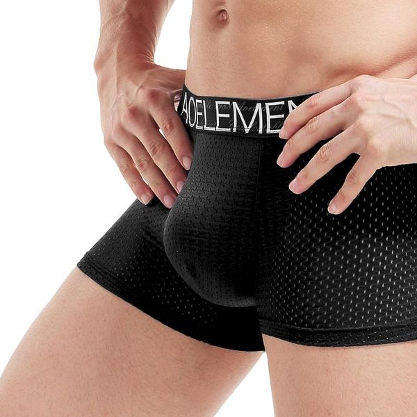 underpants mens boxers underwear quick-drying mesh ice silk breathable comfortable boxer briefs male u convex pouch panties, Black;white
underpants mens boxers underwear quick-drying mesh ice silk breathable comfortable boxer briefs male u convex pouch panties, Black;white
