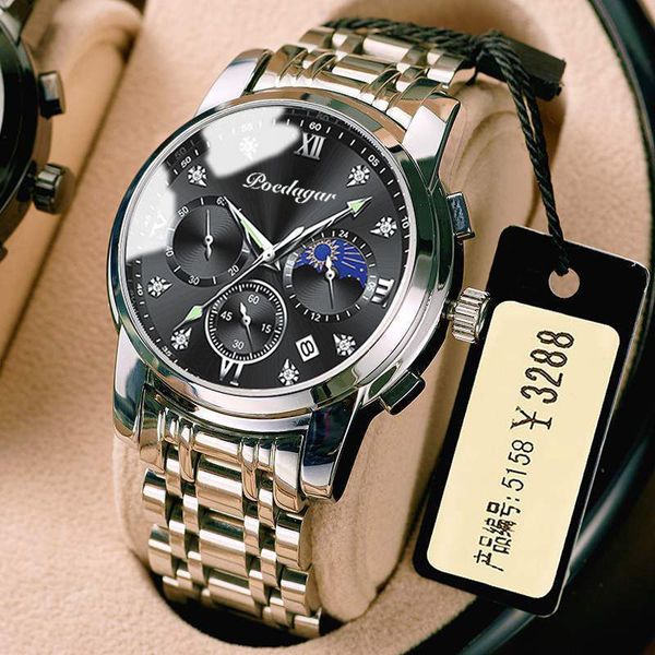 2021 new luminous multifunctional men's watch student korean trend waterproof quartz steel belt non mechanical, Slivery;brown
2021 new luminous multifunctional men's watch student korean trend waterproof quartz steel belt non mechanical, Slivery;brown