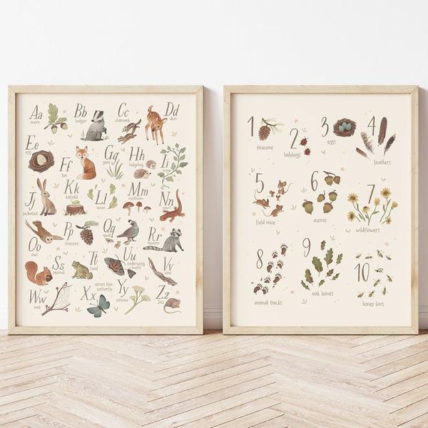 paintings woodland alphabet and number educational posters prints nursery wall art canvas painting pictures kids room abcs decor
paintings woodland alphabet and number educational posters prints nursery wall art canvas painting pictures kids room abcs decor