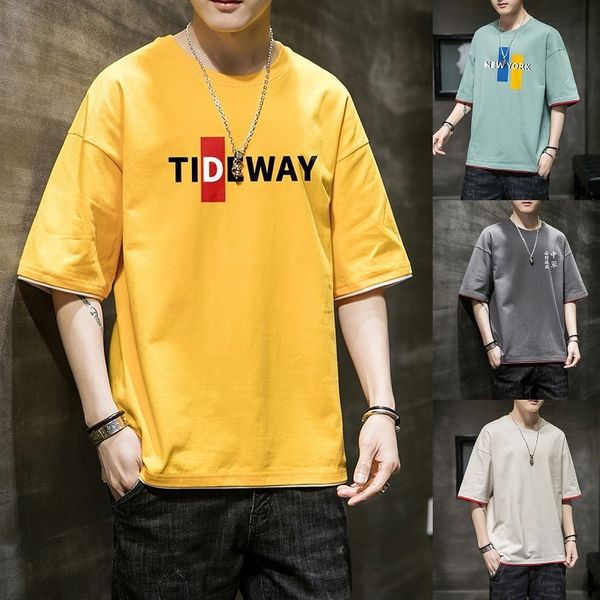 luxury t-shirts men's short t-shirt 2021 summer fashion brand loose large half bottom shirt 5 / 5 sleeve men's wear, Black
luxury t-shirts men's short t-shirt 2021 summer fashion brand loose large half bottom shirt 5 / 5 sleeve men's wear, Black